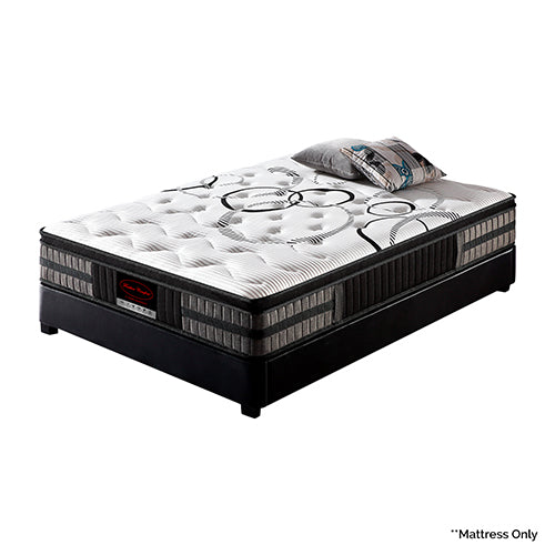 NNEDSZ Mattress in Gel Memory Foam Pocket Coil Medium Firm Bed 34cm Thick-0