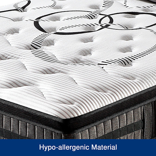 NNEDSZ Mattress in Gel Memory Foam Pocket Coil Medium Firm Bed 34cm Thick-4