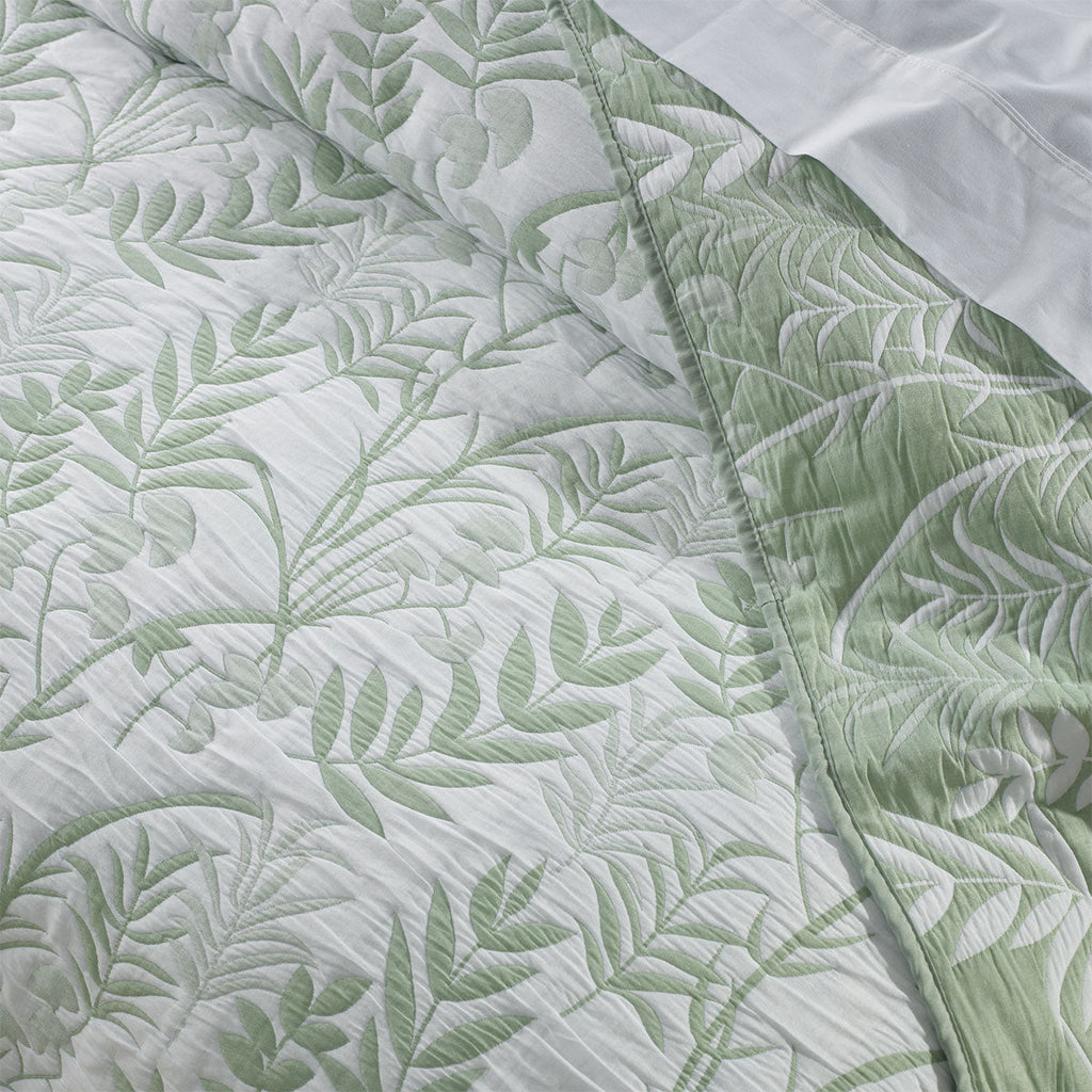 NNEDSZ Eden Sage Bedspread Set King-3
