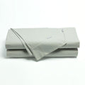 NNEDSZ Bianca Heston Cotton Percale Sheet Set Silver Super King-0