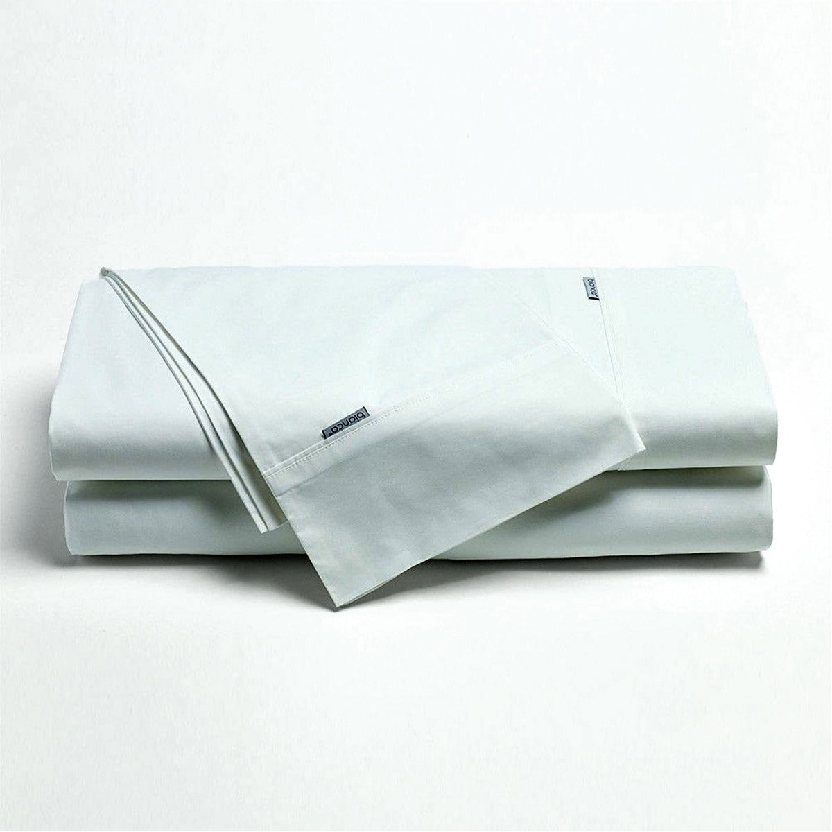 NNEDSZ Bianca Heston Cotton Percale Sheet Set White Double-0