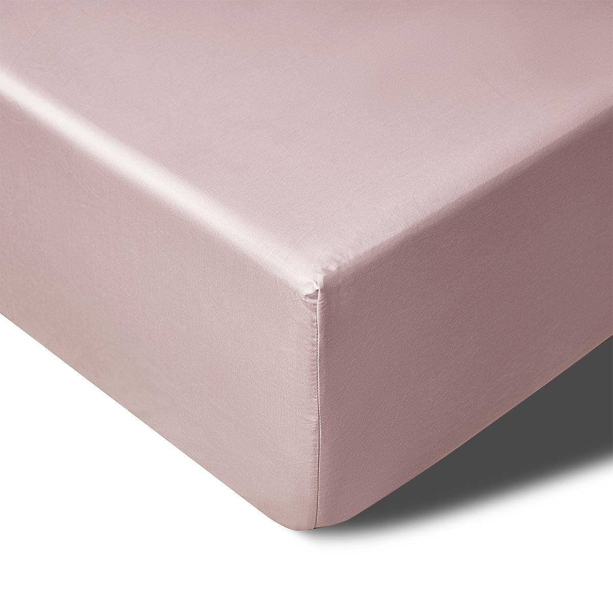 NNEDSZ 400TC Blush Bamboo Cotton Mega / Super Fitted Sheet 50cm Wall King-0