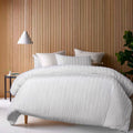 NNEDSZ Vintage Design Homewares Reflections White Cotton Quilt Cover Set Queen-0