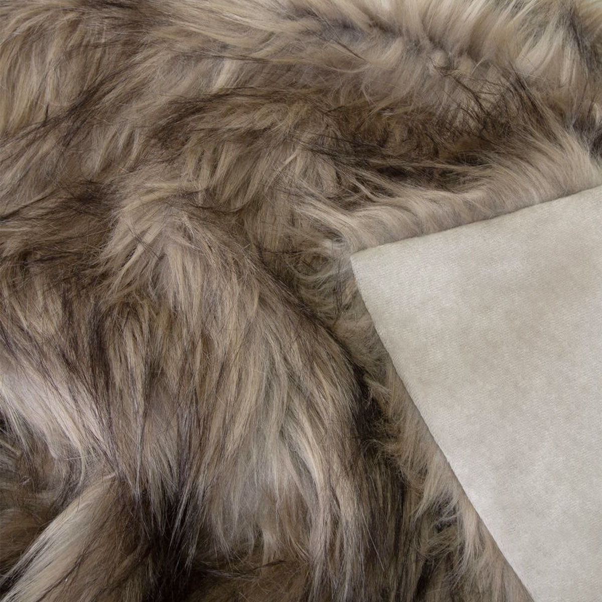NNEDSZ J Elliot Home Elk Luxury Faux Fur Throw 130 x 160cm-1