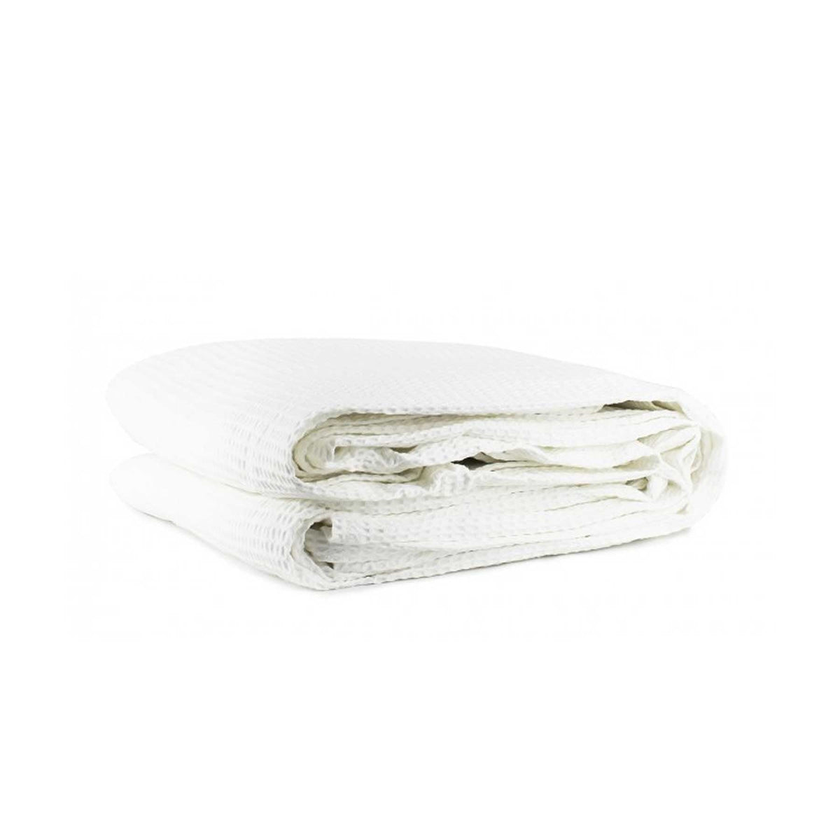 NNEDSZ Jason Cotton Waffle Blanket White - Single-0