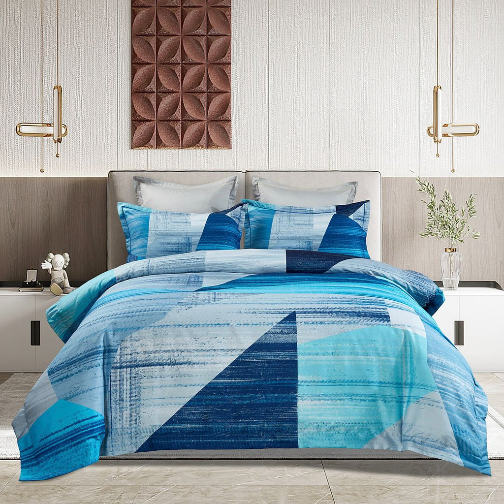 NNEDSZ Mondrian Quilt Cover Set - Super King Size-0