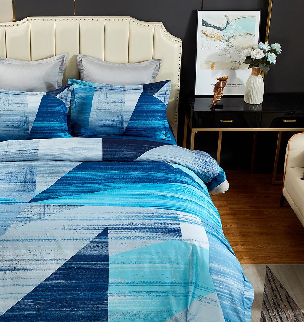 NNEDSZ Mondrian Quilt Cover Set - Super King Size-2
