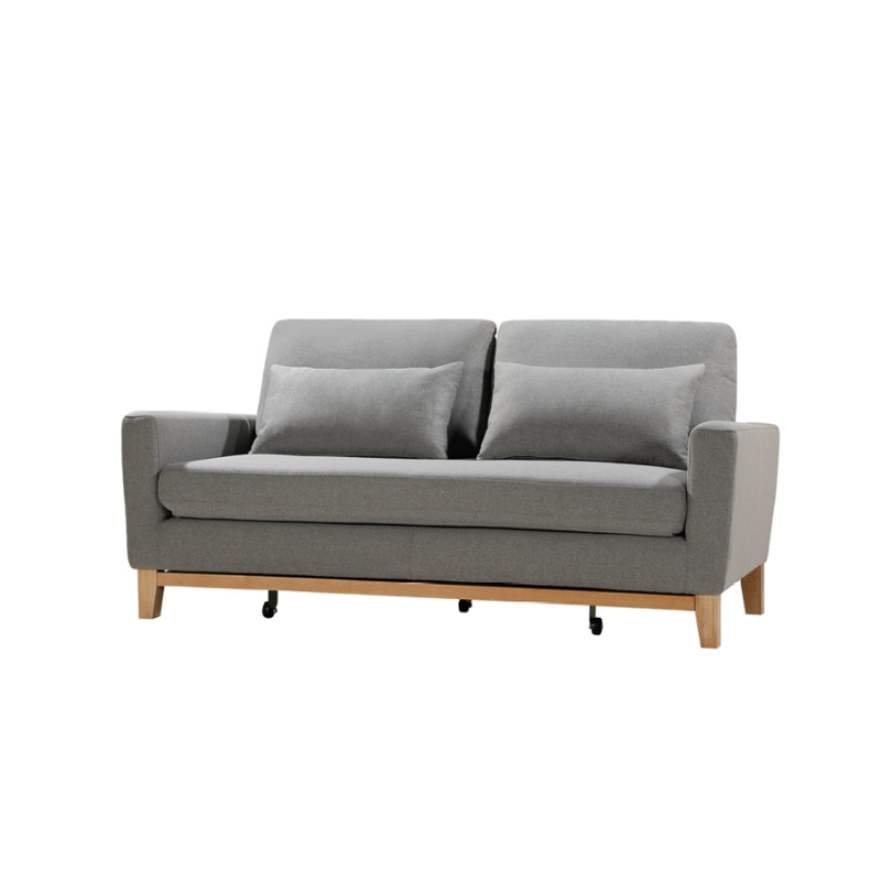 NNEDSZ SHASA 2 Seater Pull-out Sofa bed Grey celadon-2