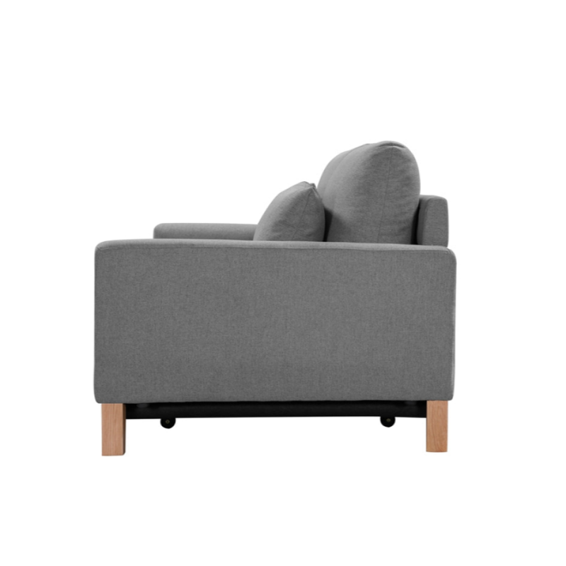 NNEDSZ SHASA 2 Seater Pull-out Sofa bed Grey celadon-3