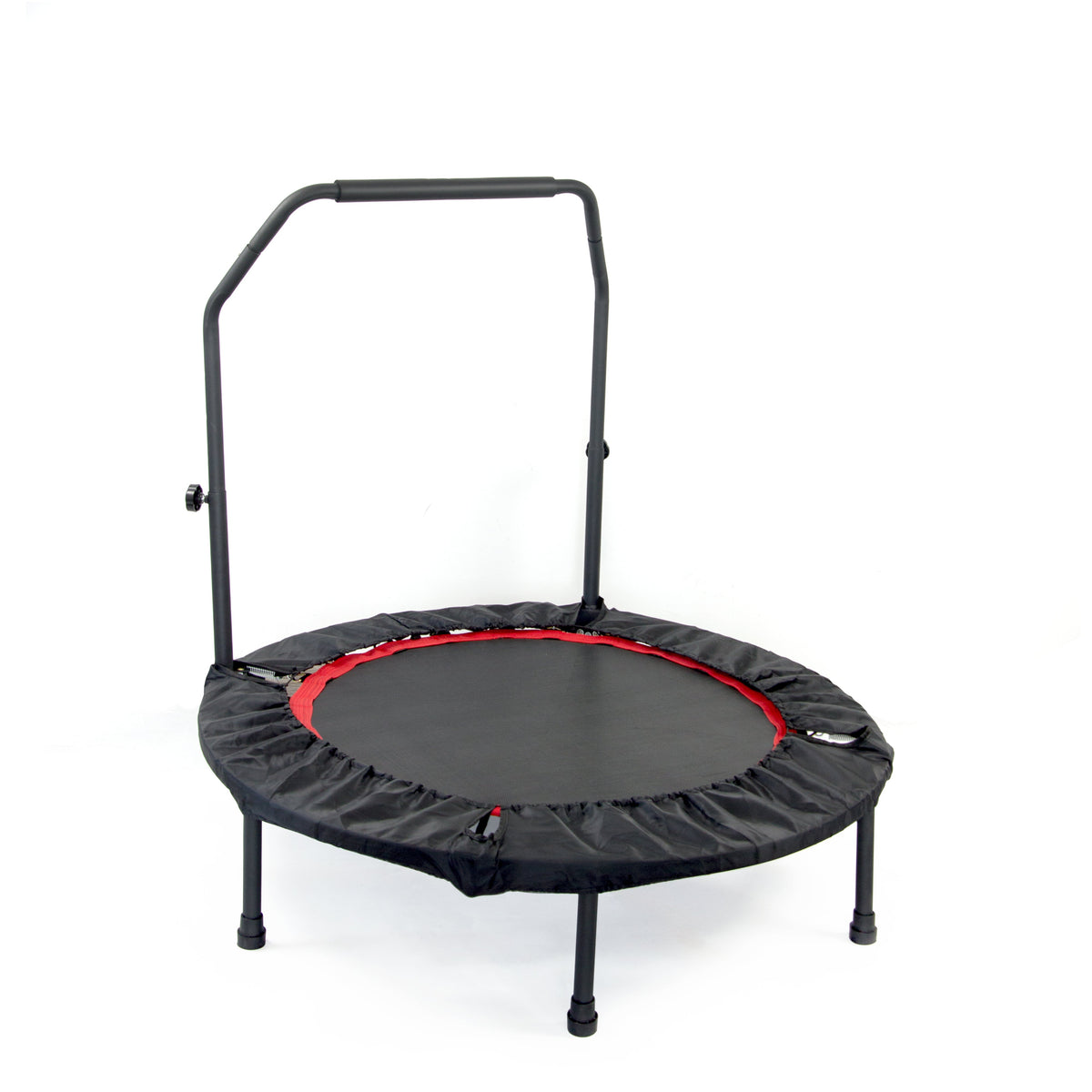 NNEDSZ Rebounder Trampoline With Handle Rail-0