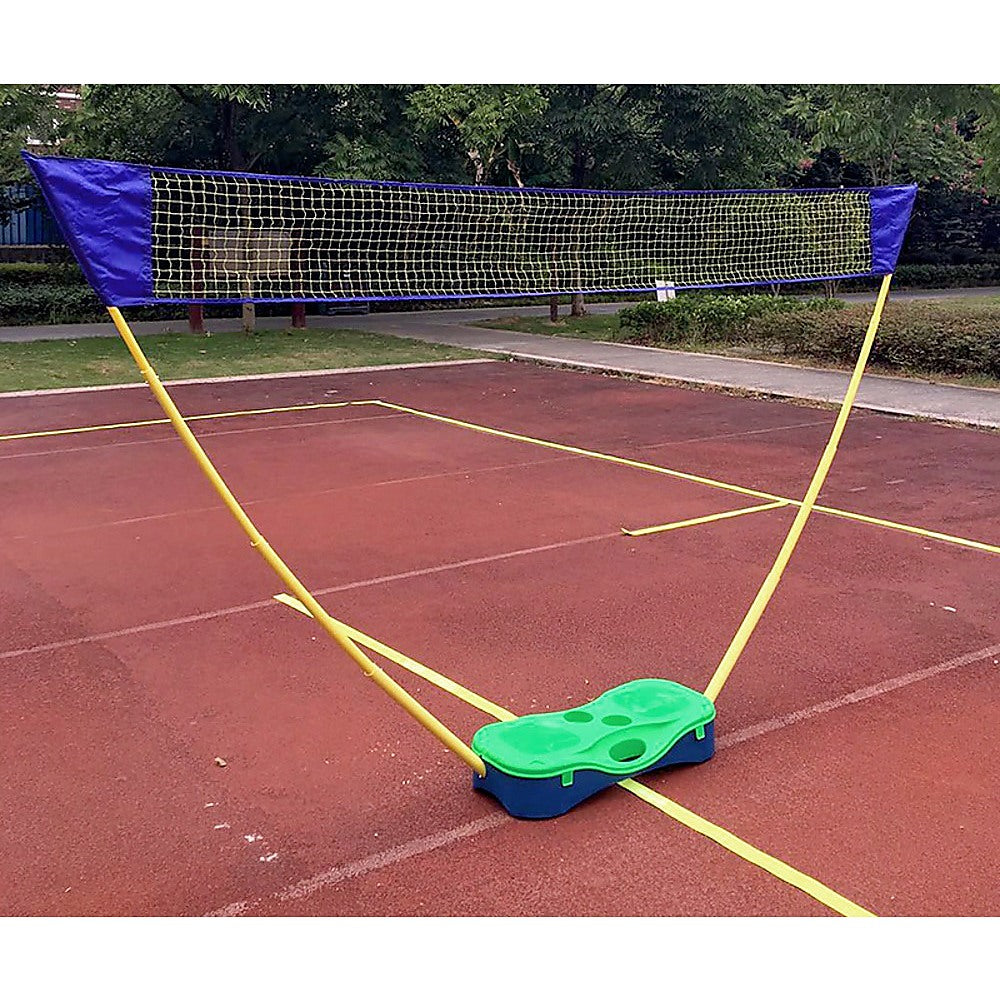 NNEDSZ Folding Portable Badminton Combo Set Volleyball Net Outdoor Sports-1