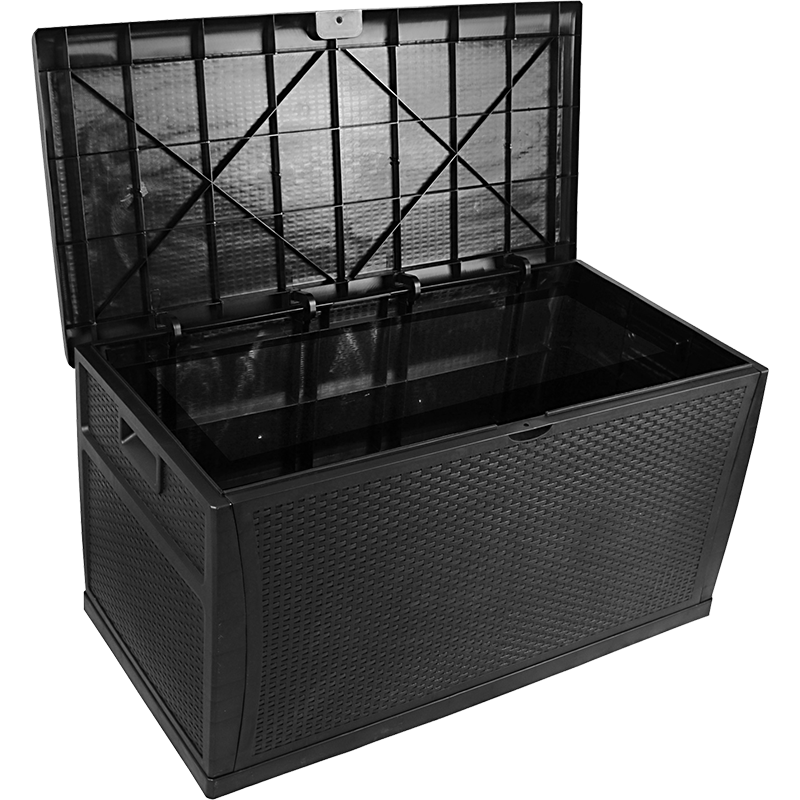 NNEDSZ Deck Box Outdoor Storage Plastic Bench Box 450 Litre-2