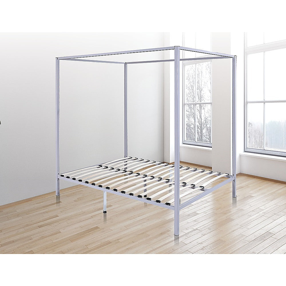 NNEDSZ 4 Four Poster Double Bed Frame-1
