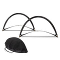 NNEDSZ Pair of Soccer Football Goals 180cm Pop Up Portable Quick Set Up-0