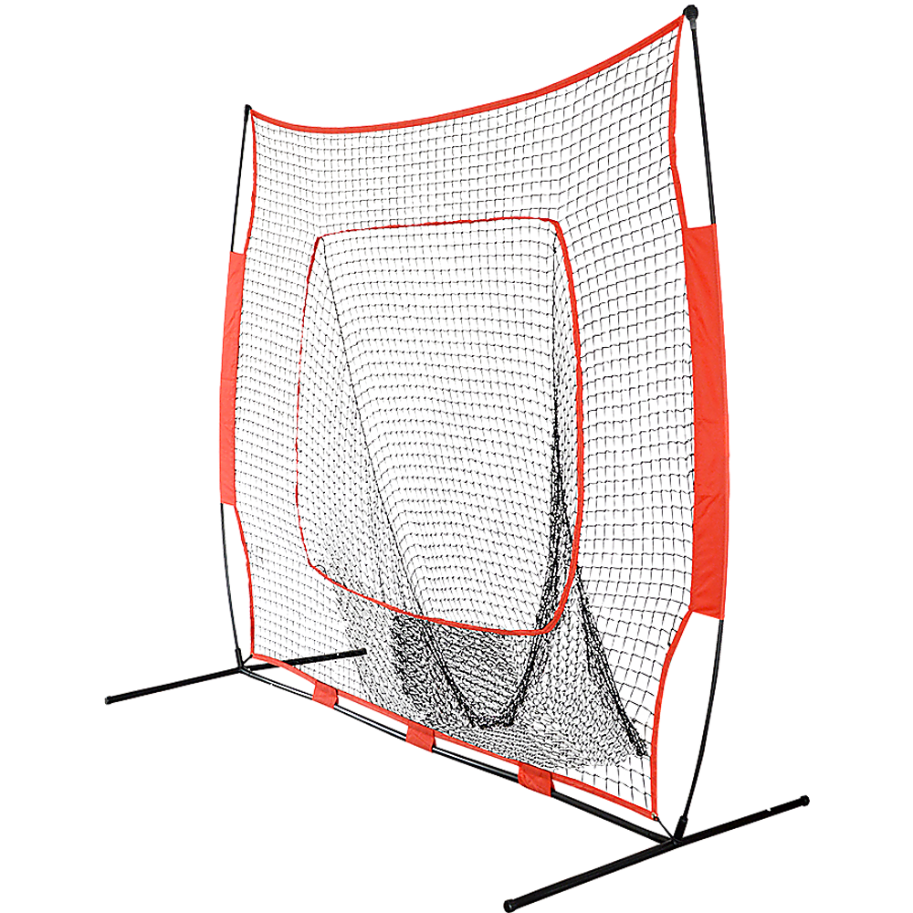 NNEDSZ Portable Baseball Training Net Stand Softball Practice Sports Tennis-3