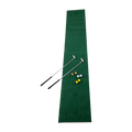 NNEDSZ Golf Beer Pong Game Toy Set Green Golf Putting Matt with 2 Putters, 6 Balls-0