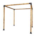 NNEDSZ Roof Pergola Gazebo Shed Matte Black Steel Brackets DIY Kits-0