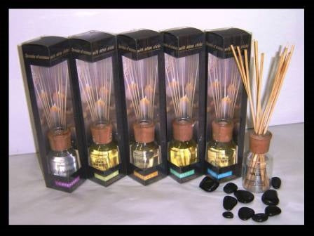 bulk 24 100ml Fragrant Oil Diffuser 10 Rattan Sticks Assortedfragrance-0