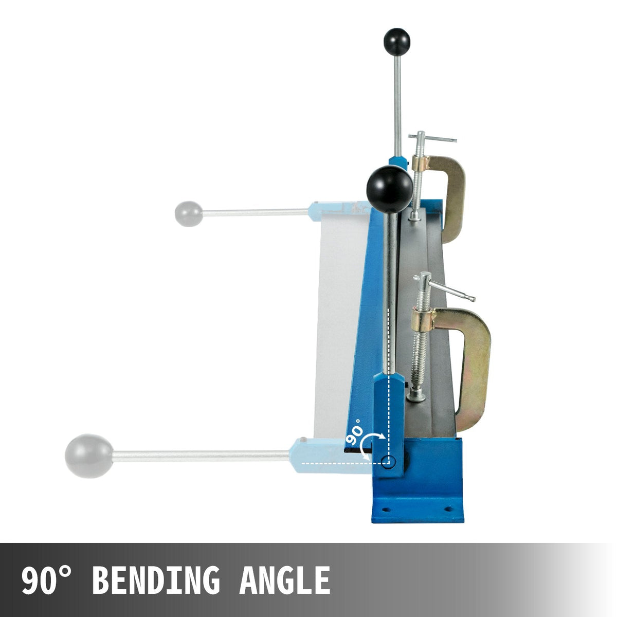 Vevor Metal Bending Machine Hand Sheet Metal Bender Adjustable Hardness-2