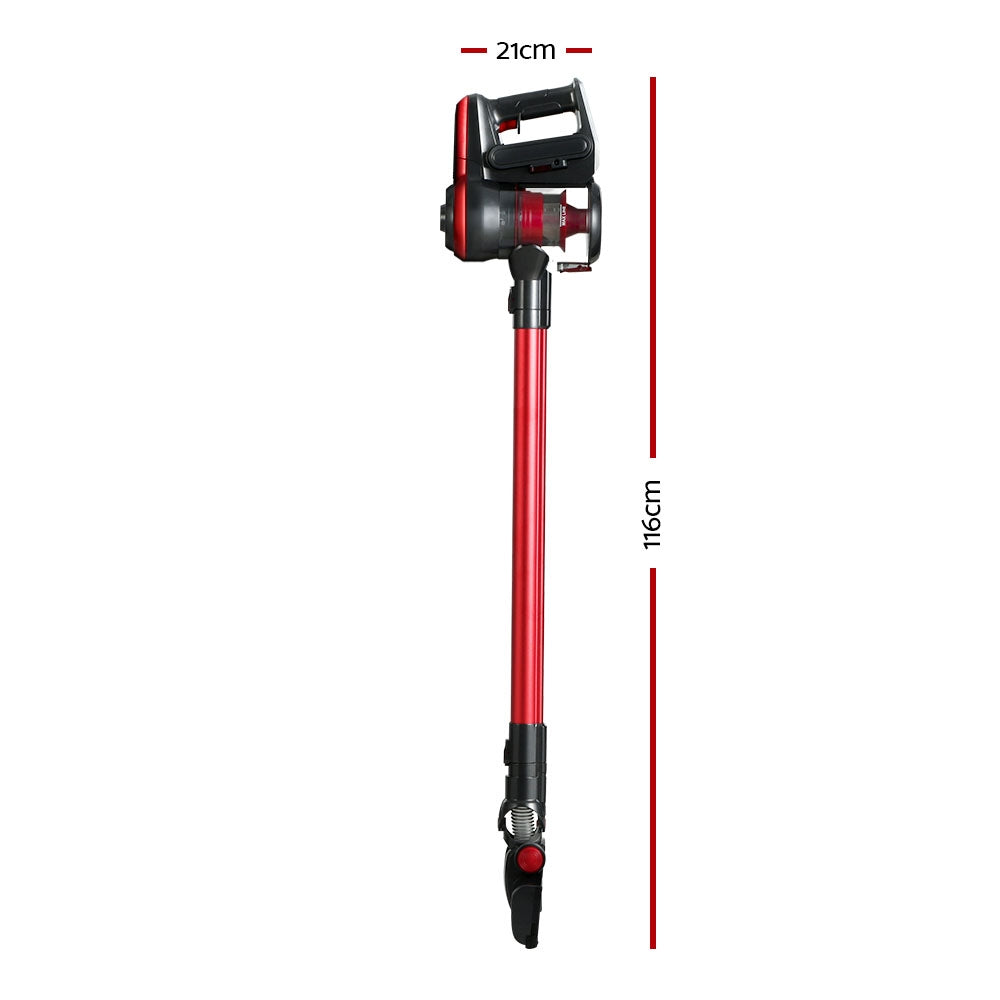 NNEDSZ Devanti Stick Vacuum Cleaner Brushless Cordless 250W Red-1