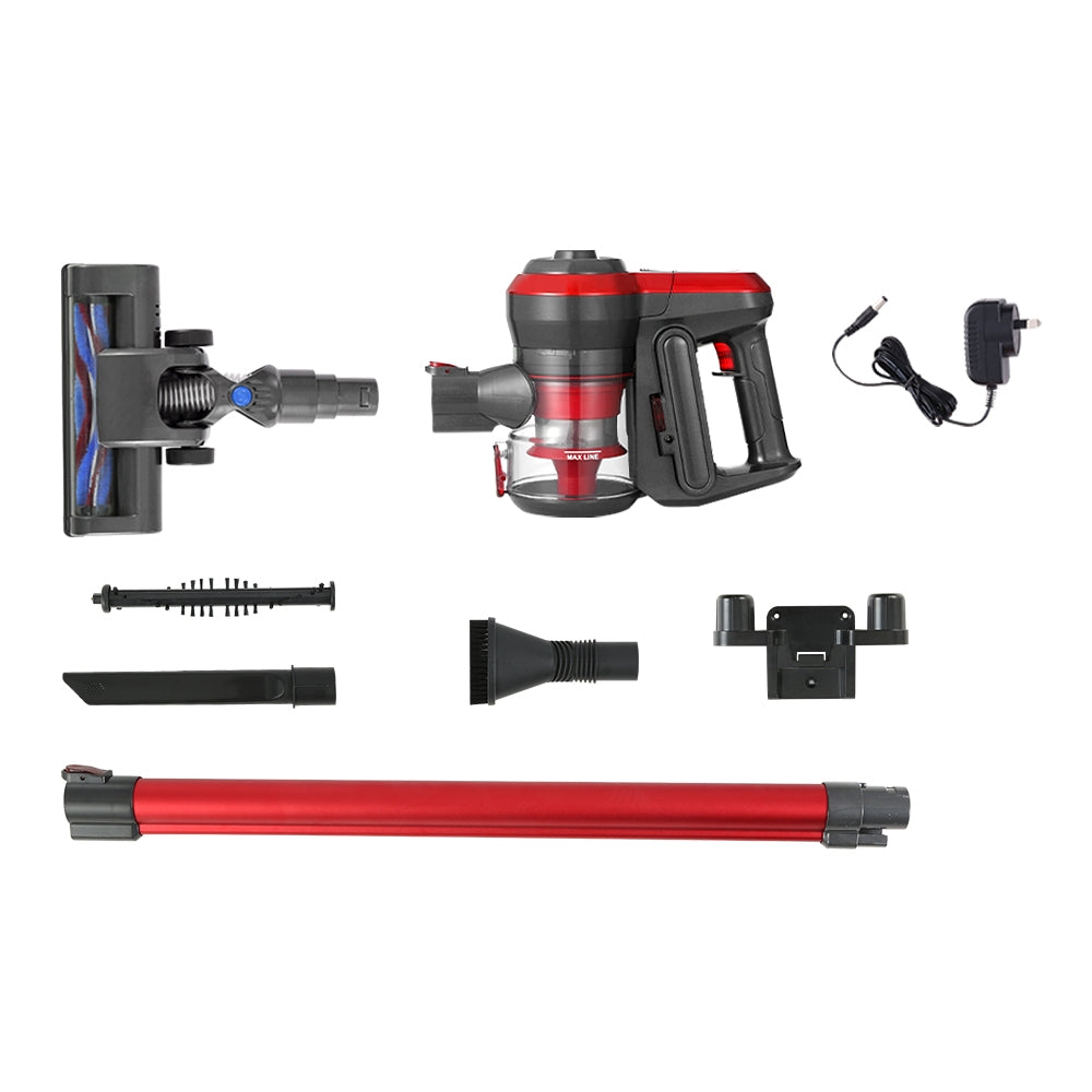 NNEDSZ Devanti Stick Vacuum Cleaner Brushless Cordless 250W Red-2