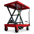NNEMB 500KG Hydraulic Scissor Lift Platform Trolley, Heavy-Duty, for Material Handling-0