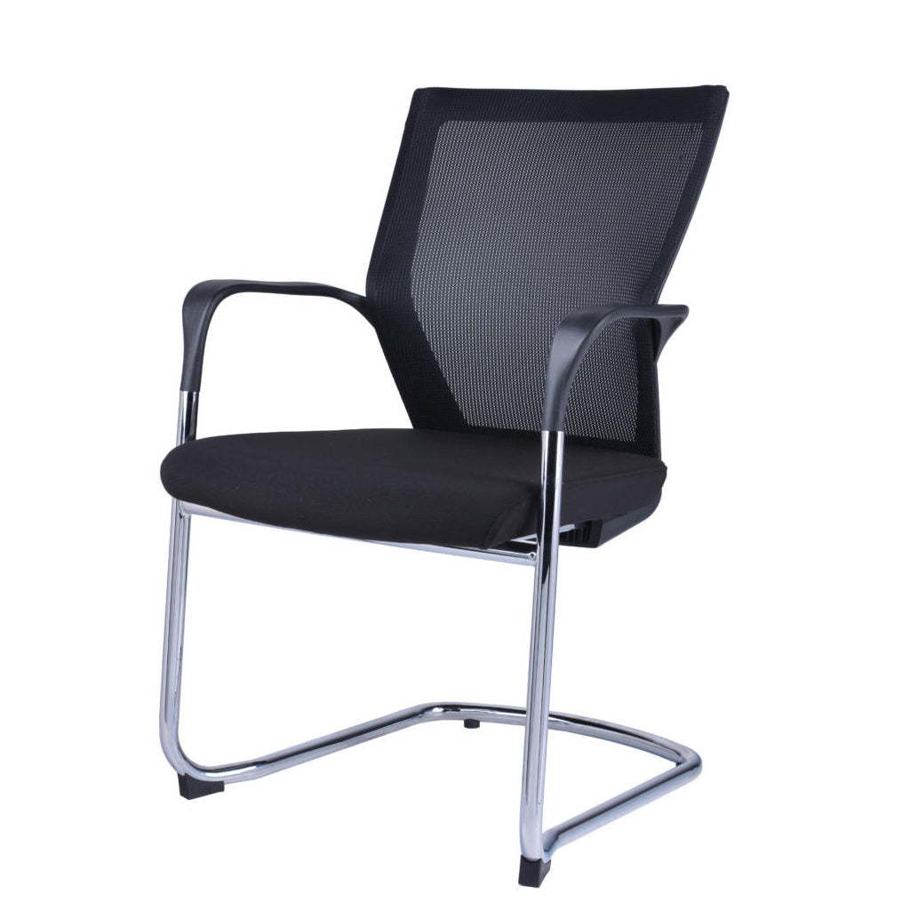 NNE MESH BACK VISITOR CHAIR BLACK-0