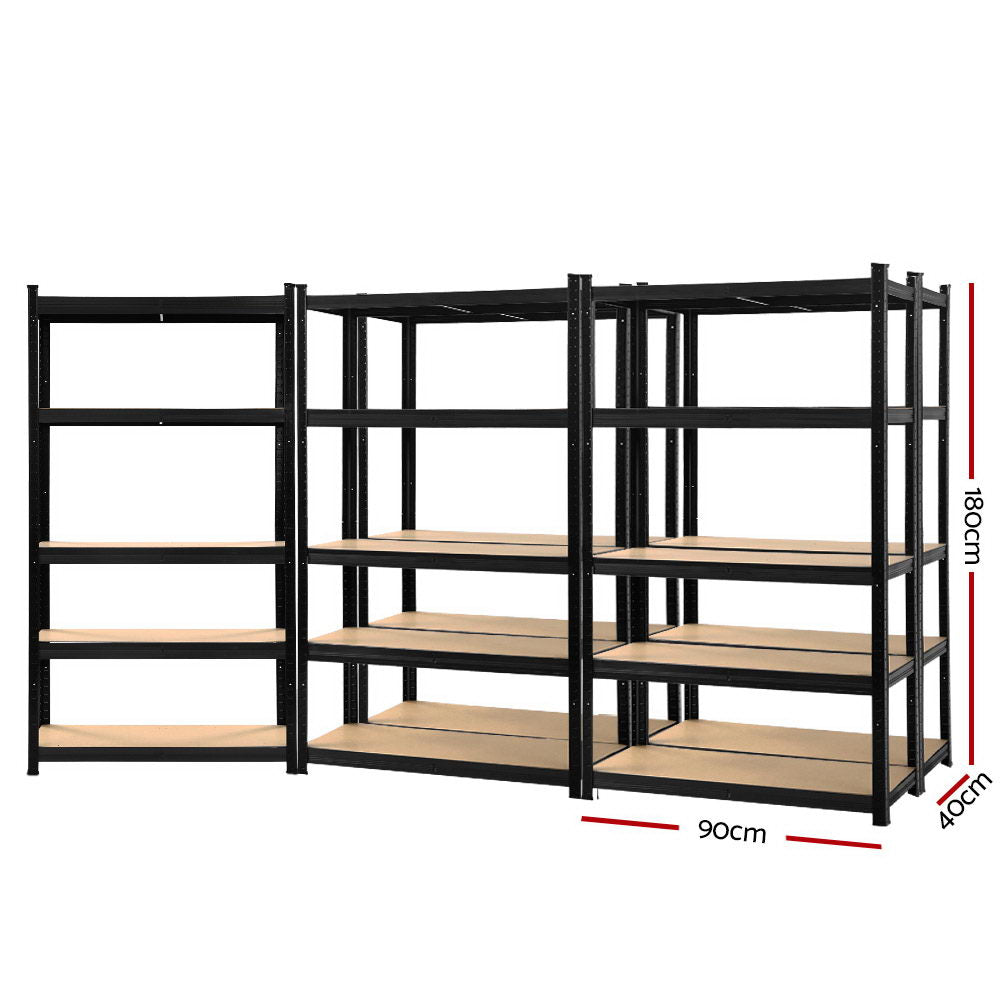 NNEDSZ 5X1.8M Shelving Garage Storage Racking Steel Metal Shelves-1