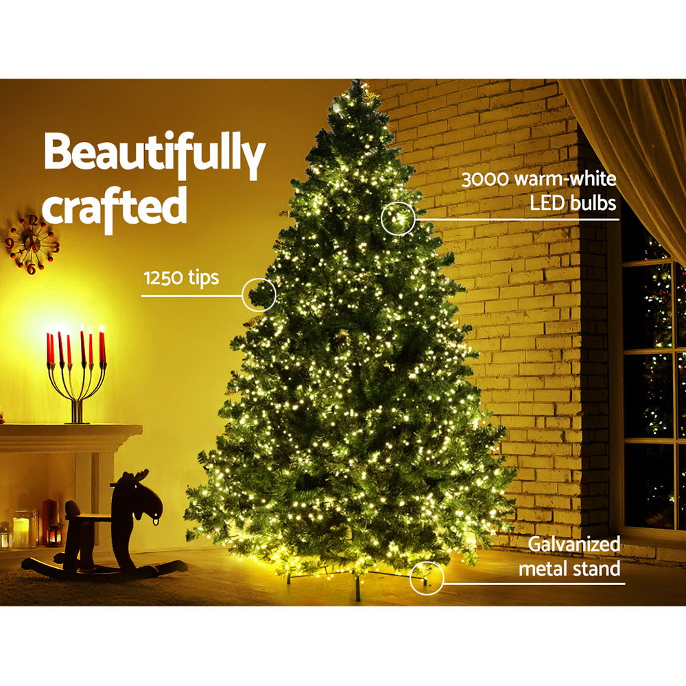 NNEDSZ Jollys 7FT Christmas Tree with LED Lights - Warm White-1