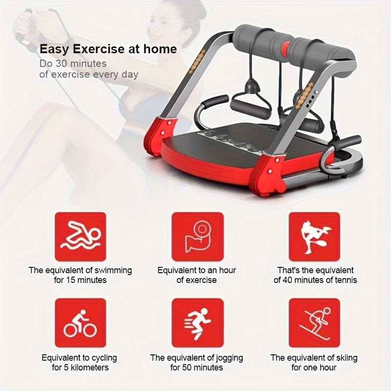 NNETM 6-in-1 Abdominal Trainer Core Strength Home Gym-2