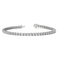 6.00 CTW AGI Certified Lab-Grown Diamond Tennis Bracelet in 14K Yellow or White Gold | G/VS Clarity-0