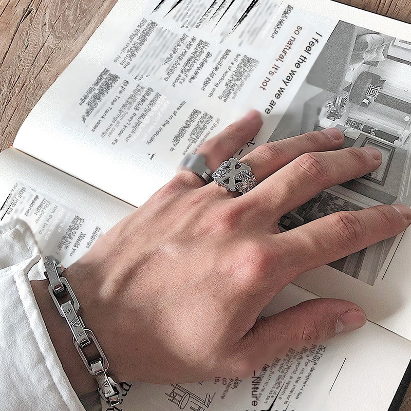 Small Fashion Titanium Steel Ring