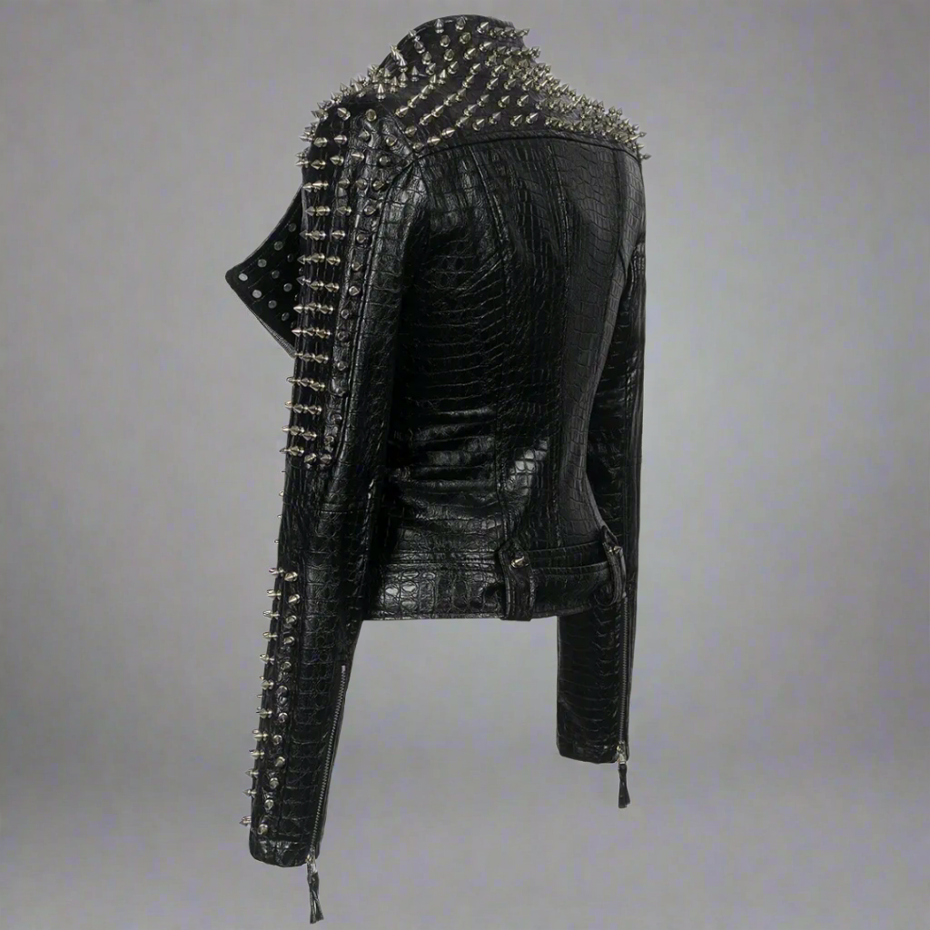 DON JOHN Leather Jacket Women's-4