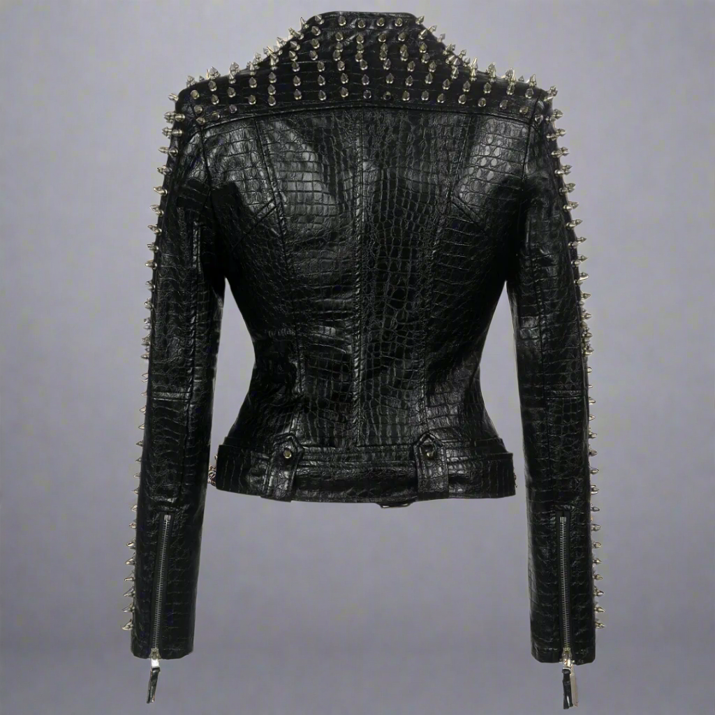 DON JOHN Leather Jacket Women's-3