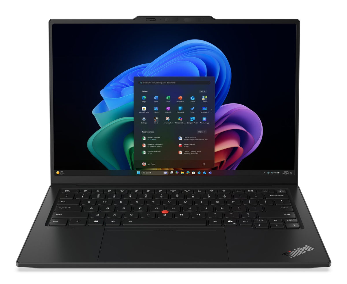 Lenovo ThinkPad X1 Carbon Gen 14 Aura Edition Copilot+ PC Intel Core Ultra 7 355 Laptop 35.6 cm (14") Touchscreen WUXGA 32 GB LPDDR5x-SDRAM 512 GB SSD Wi-Fi 7 (802.11be) Windows 11 Pro Engli