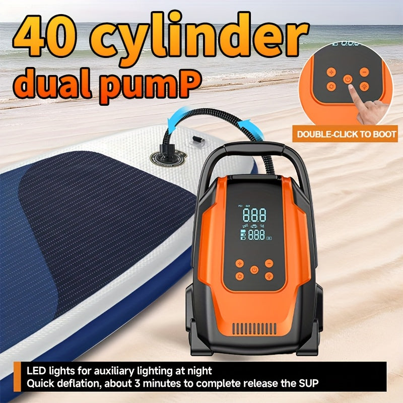 NNETM Multifunctional Inflatable Pump with LED Display-2