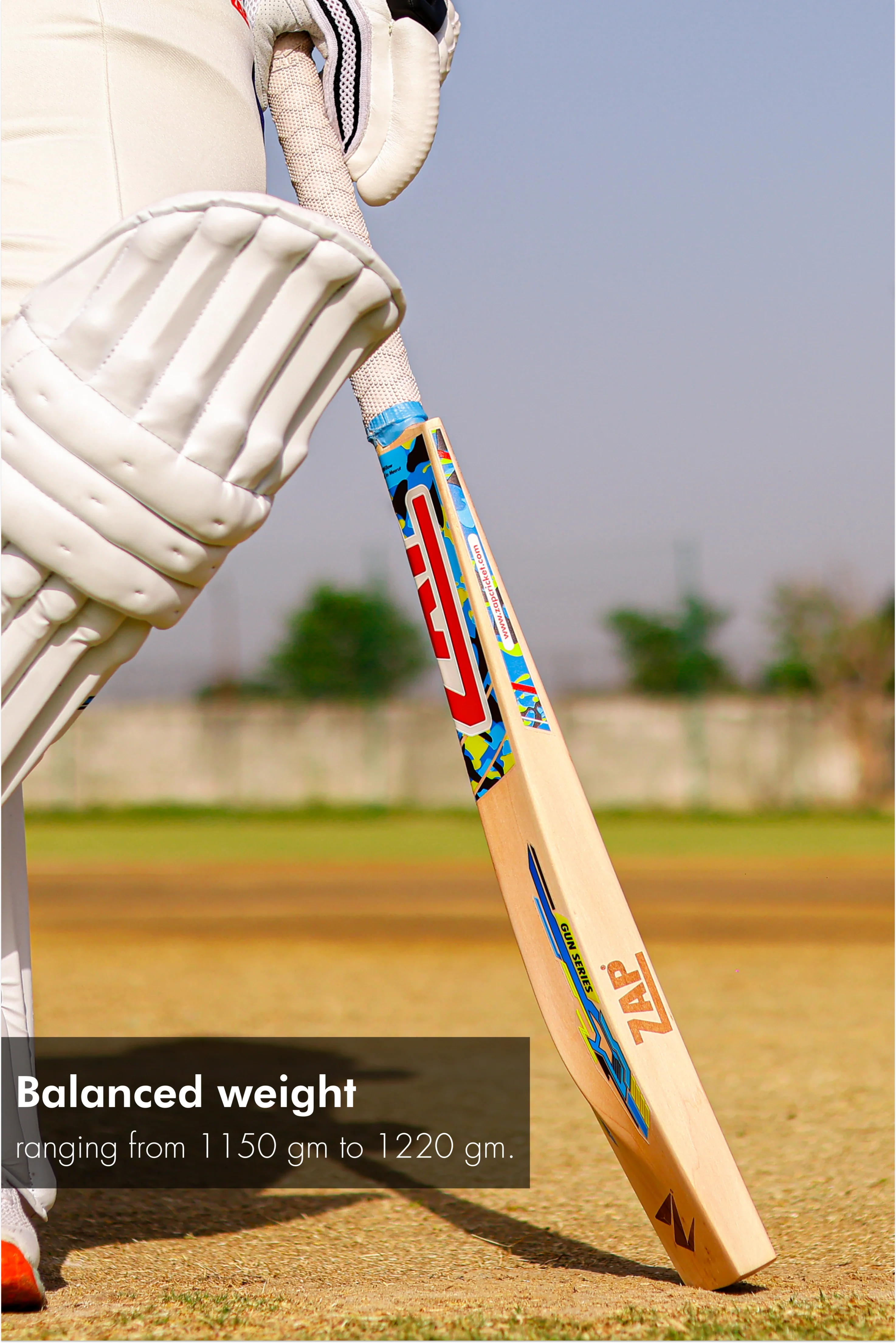 ZAP Gun Carbine 10000 English Willow Cricket Bat (Grade 2)-4