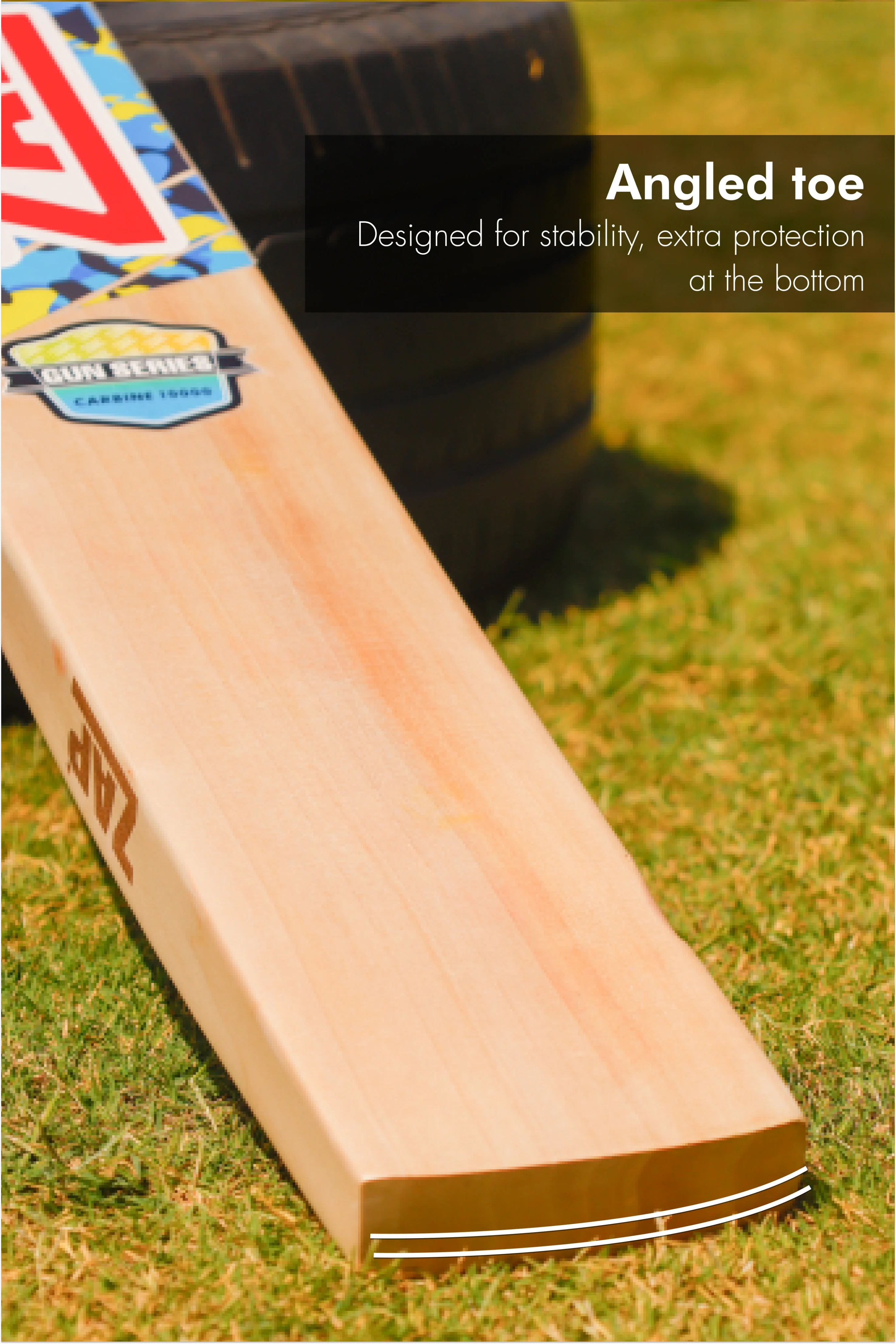 ZAP Gun Carbine 10000 English Willow Cricket Bat (Grade 2)-1