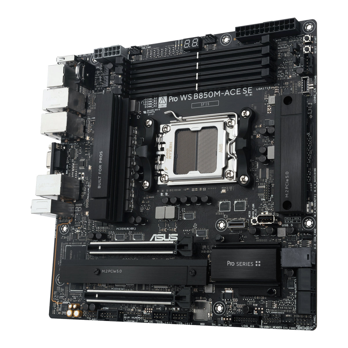 ASUS PRO WS B850M-ACE SE AMD B850 Socket AM5 micro ATX