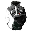 Hooded Naruto Print Sweatshirt