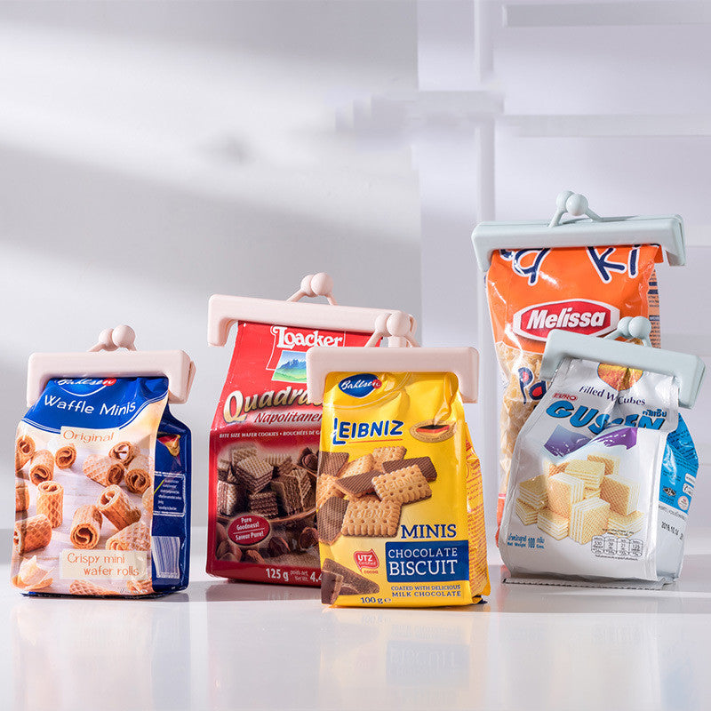 Snap Seal Food Bag Clips Set for Sealing (2 Pieces)