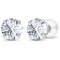 1.50 CTW AGI Certified Lab-Grown Diamond Stud Earrings in 14K Gold – D Color VS Round Brilliant-0