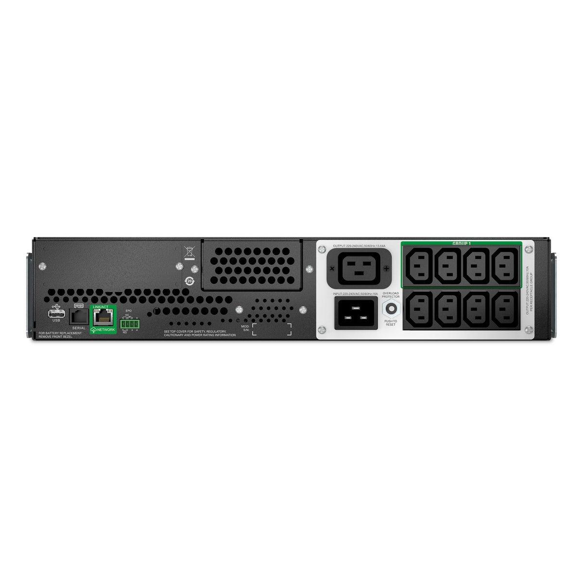 APC Smart-UPS Li-ion SMTL3000RMI2UC - 8xC13 & 1xC19, Rackmount 2U, SmartConnect, 3000VA