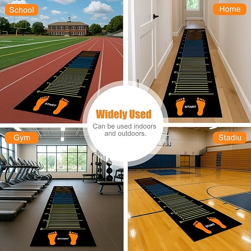 NNETM Standing Long Jump Test Mat – 300×90cm Non-Slip Training Measurement Mat-3