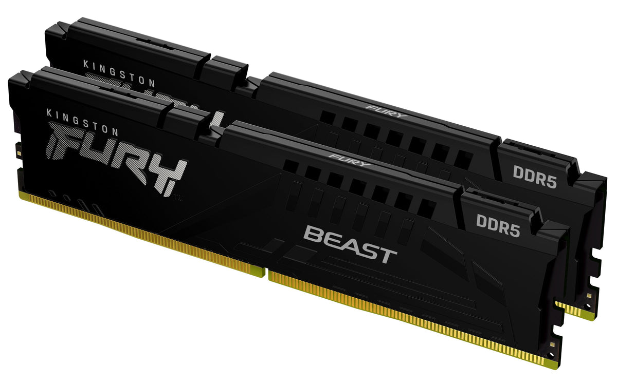Kingston Technology FURY Beast 64GB 6000MT/s DDR5 CL36 DIMM (Kit of 2) Black