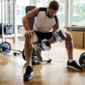 NNECW Adjustable Weight Bench with 12KG Adjustable Dumbbell Set-0