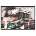 A SUNDAY UNDER ACROPOLIS V2 Premium Framed Poster