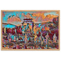 A SUNDAY AT THE ORACLE OF DELPHI Premium Framed Poster