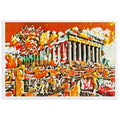A SUNDAY UNDER ACROPOLIS V2 Superior Framed Poster