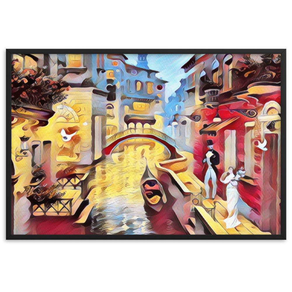 Questo è il mio porto e tu il suo cuore Premium Framed Poster